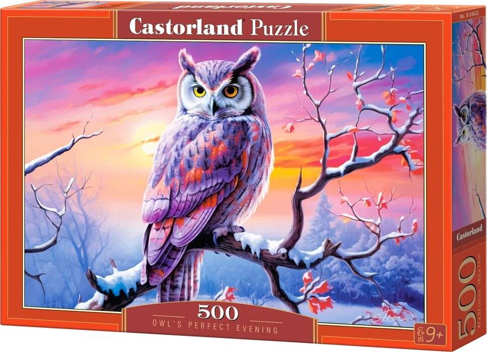 CASTORLAND Puzzle Der perfekte Abend mit der Eule 500 Teile