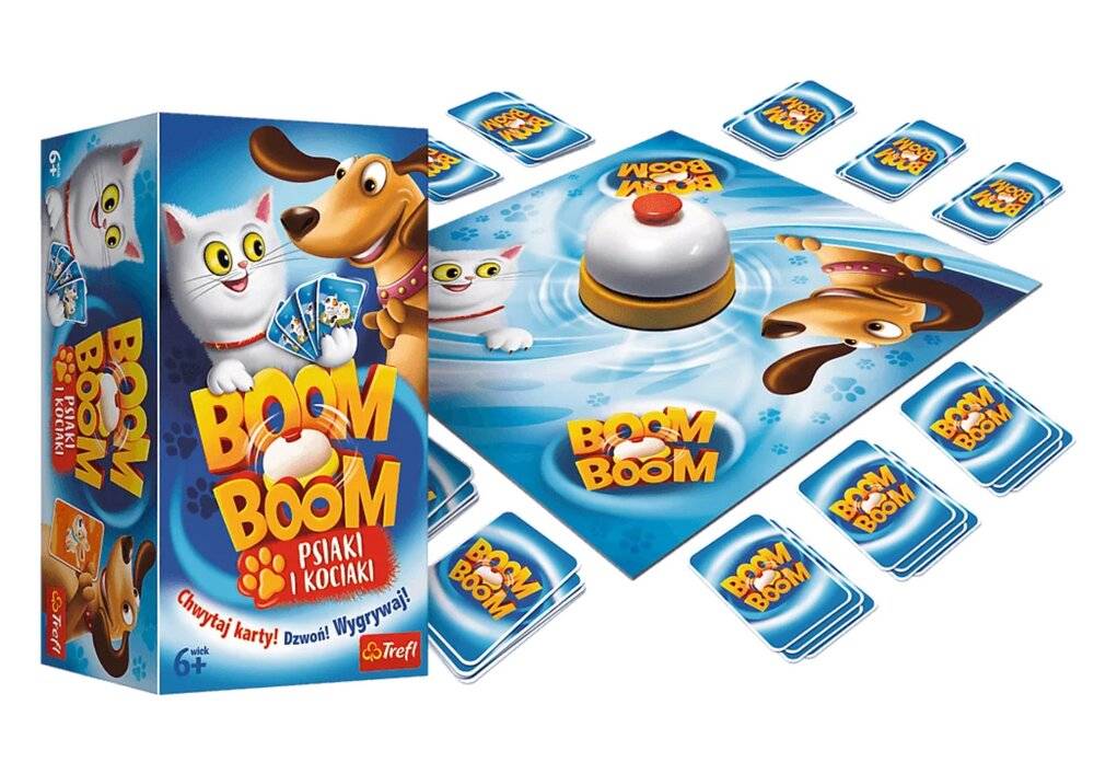 TREFL 01909 Gra Boom Boom Psiaki i Kociaki