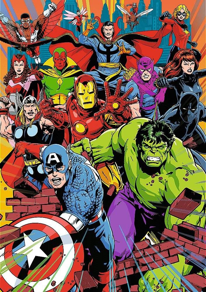TREFL Puzzle Premium Plus Marvel: Heroes of Marvel 1000 Teile