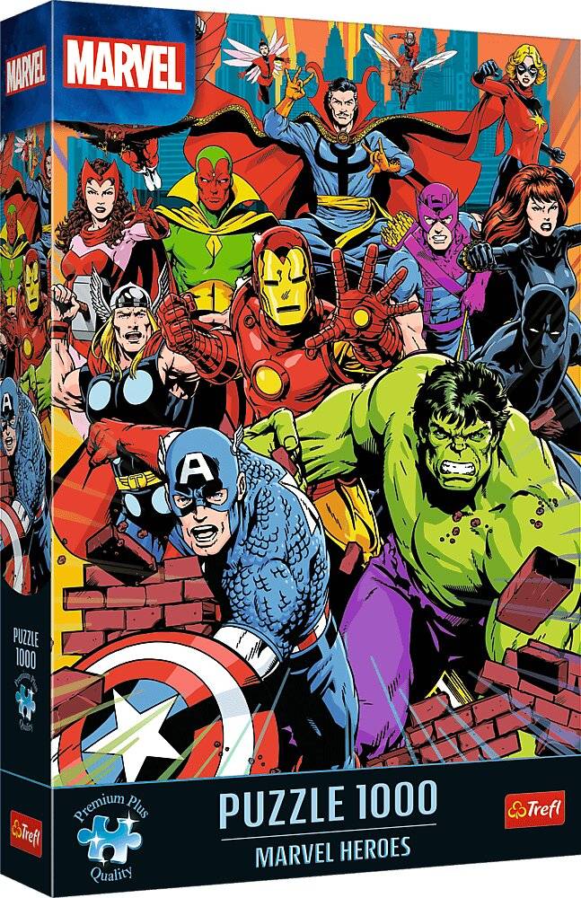TREFL Puzzle Premium Plus Marvel: Heroes of Marvel 1000 Teile
