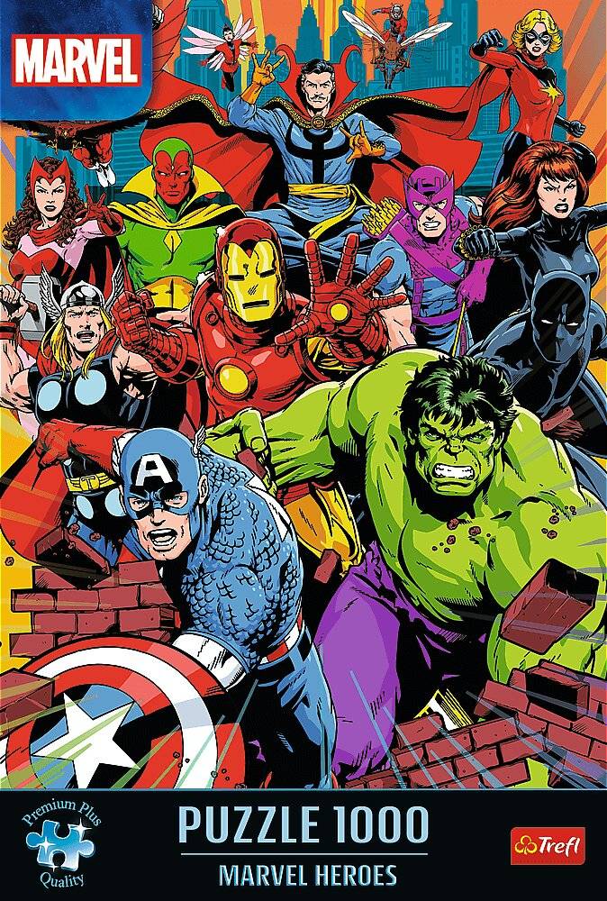 TREFL Puzzle Premium Plus Marvel: Heroes of Marvel 1000 Teile