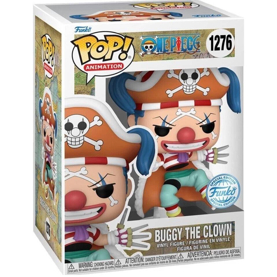One Piece POP! Animation Vinyl Figuren Buggy the Clown 9 cm