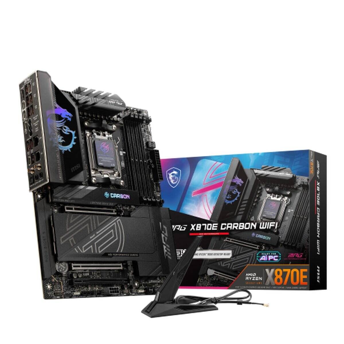 MSI MPG X870E Carbon WiFi, (X870E,AM5,ATX,DDR5)