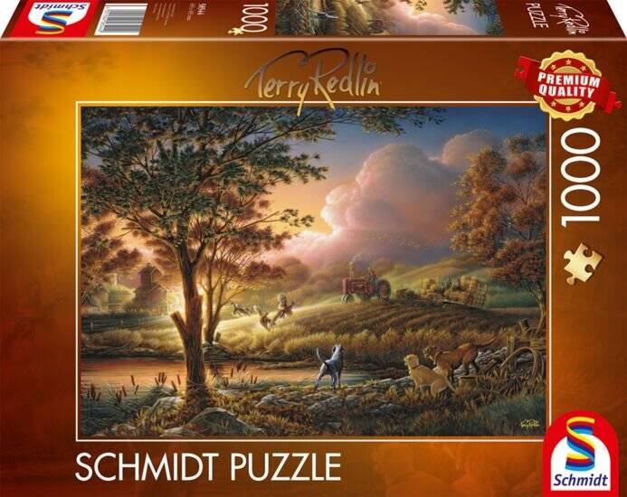 Terry Redlin: Sonnengold Über Reifen Feldern (1000 Teile)