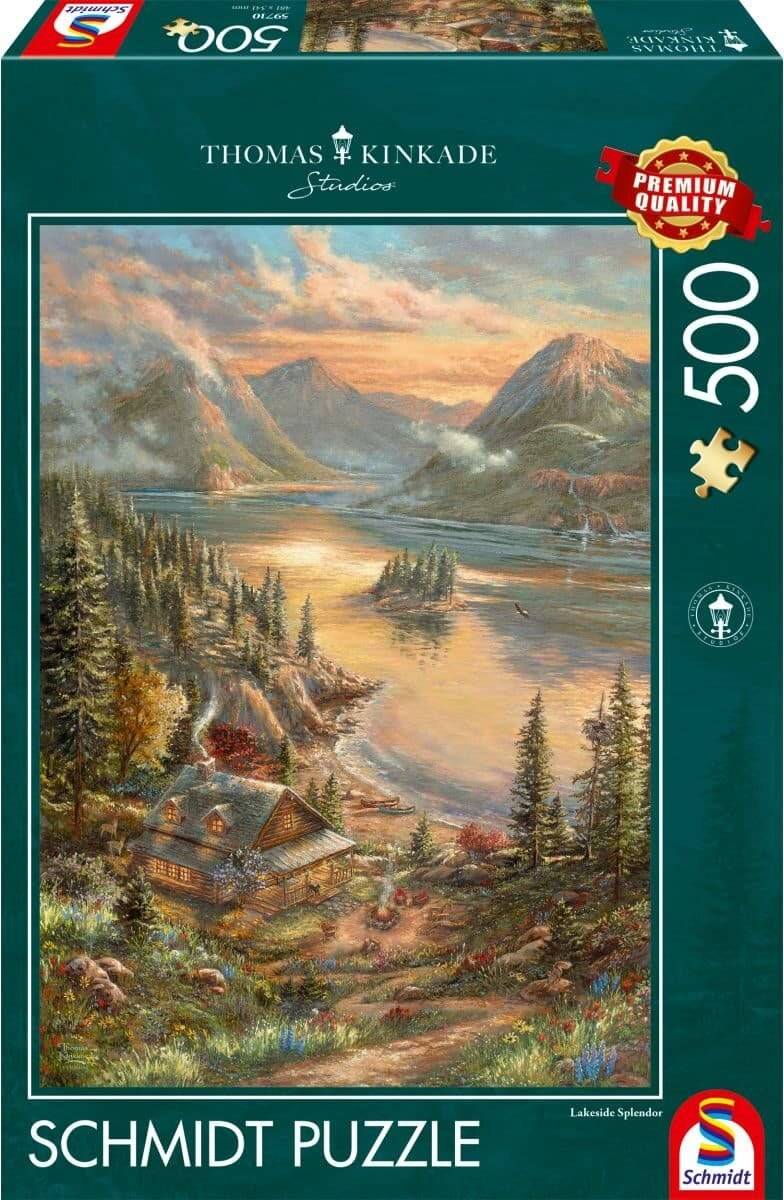 Thomas Kinkade Studios: Pracht Am Seeufer (500 Teile)
