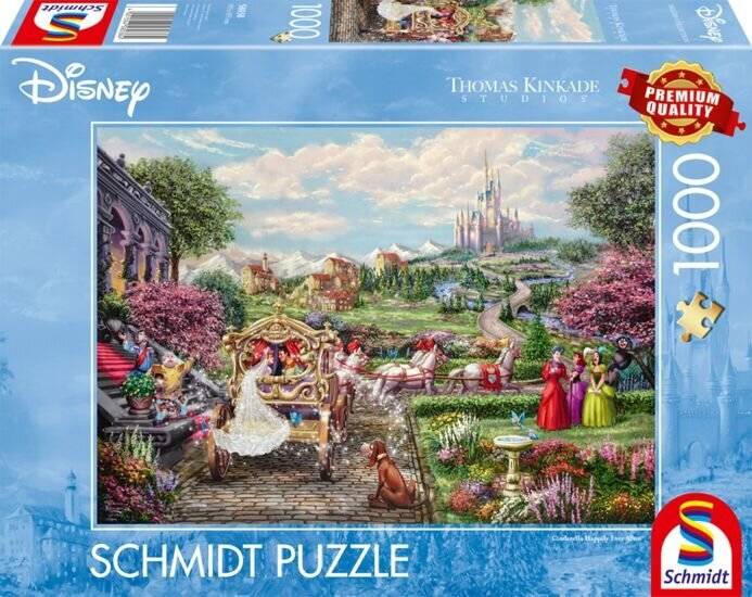 Thomas Kinkade Studios: Cinderella Happily Ever After 1000 Teile