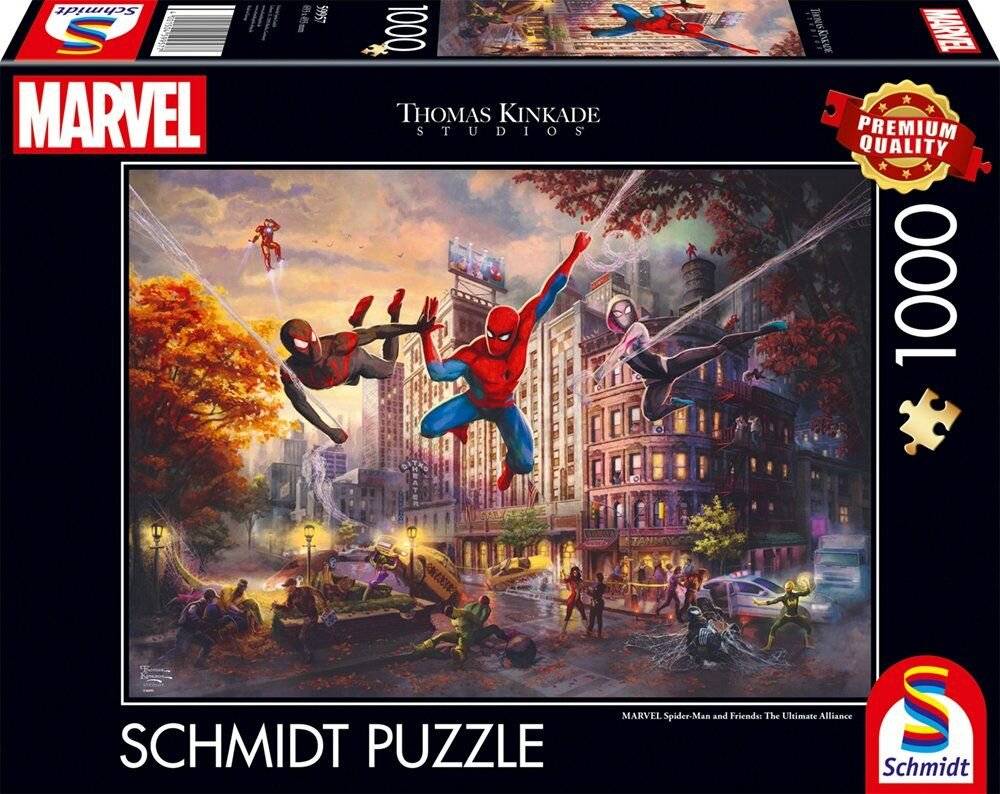 Thomas Kinkade Studios: Marvel Spider-Man & Friends 1000 Teile