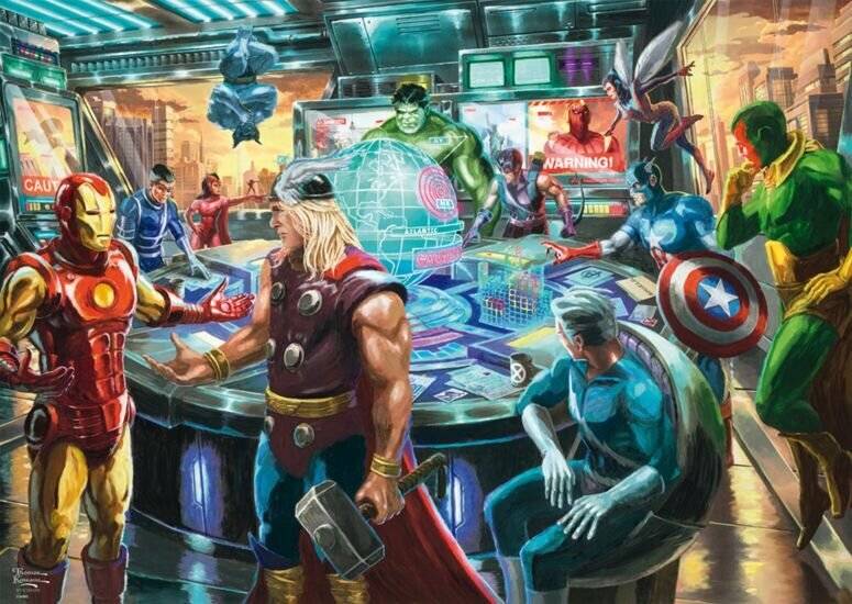 Thomas Kinkade Studios: Marvel - The Avengers (1000 Teile)