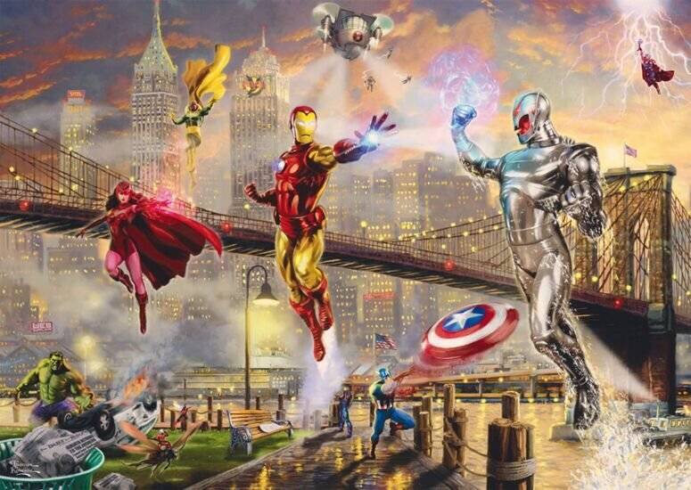 Thomas Kinkade Studios: Marvel - Iron Man (1000 Teile)