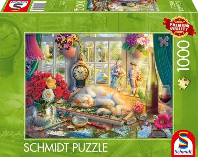 Puzzlezeit Mit Katze (1000 Teile)