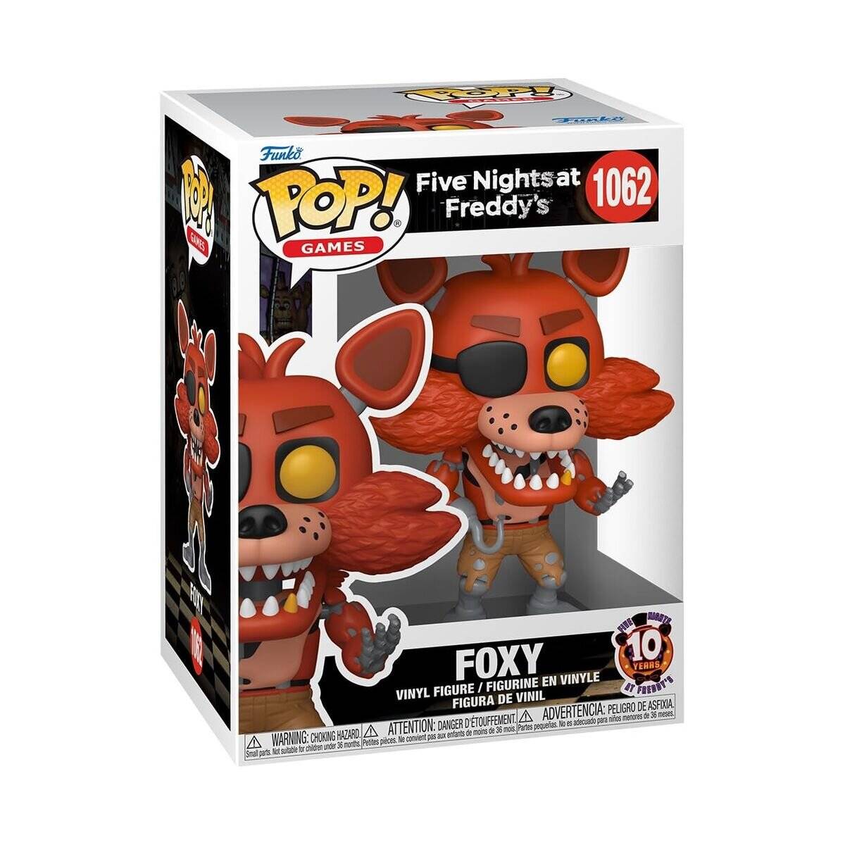 Five Nights at Freddy's POP! Vinyl Figur 10th Anniversary - Foxy 9 cm