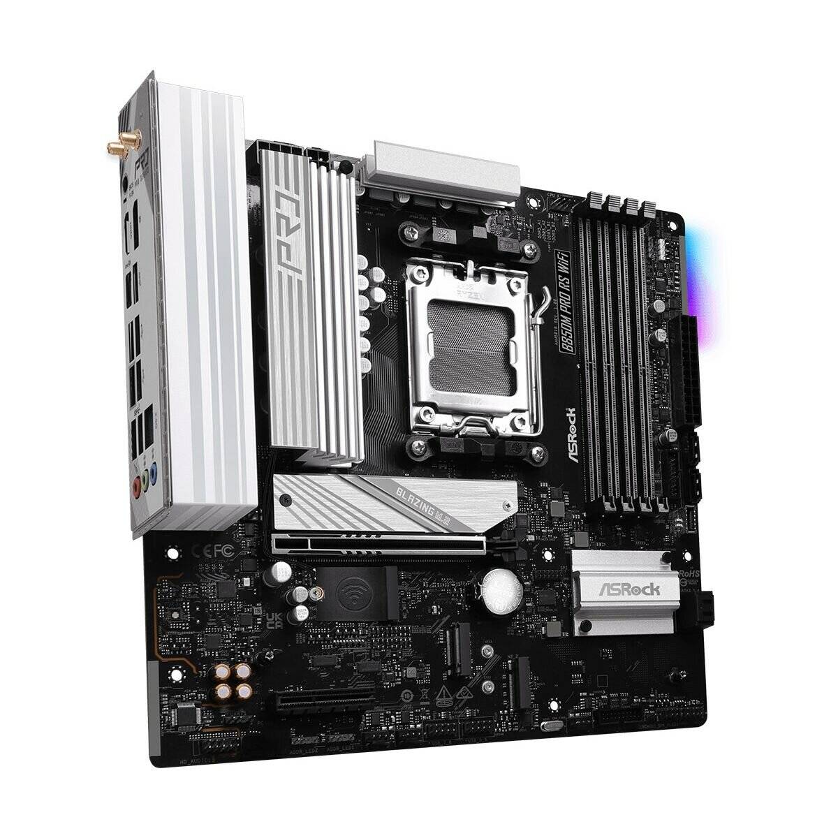 ASRock B850M Pro RS WiFi, AM5 mATX HDMI/DP, DDR5