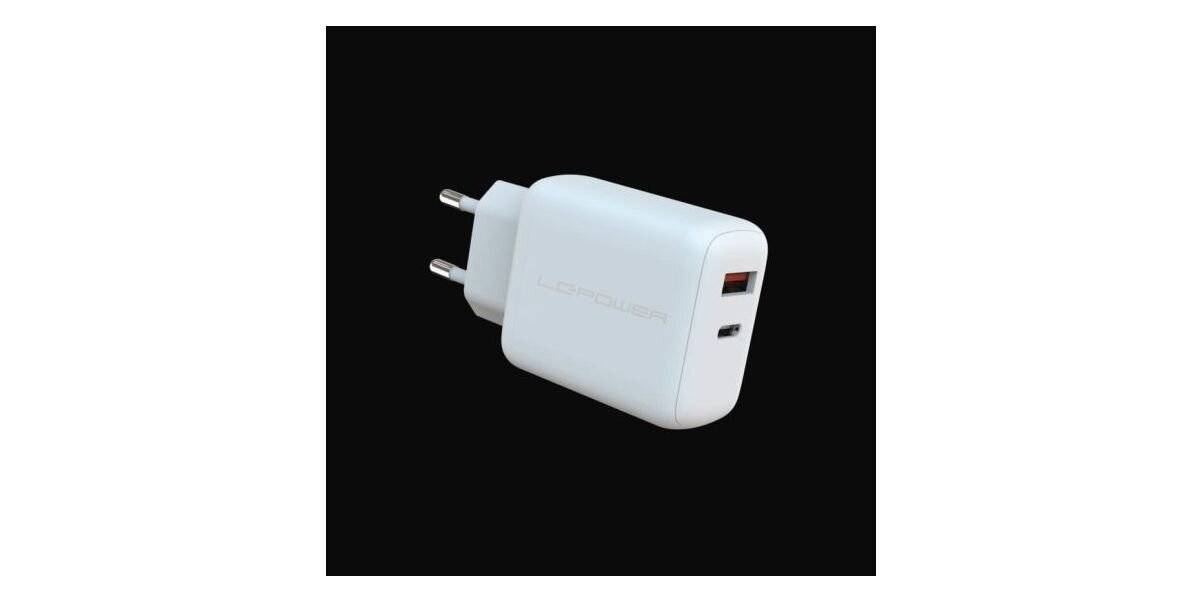LC-Power USB-Ladegerä t 110-240V fü r USB-C-/USB-A-Gerä te