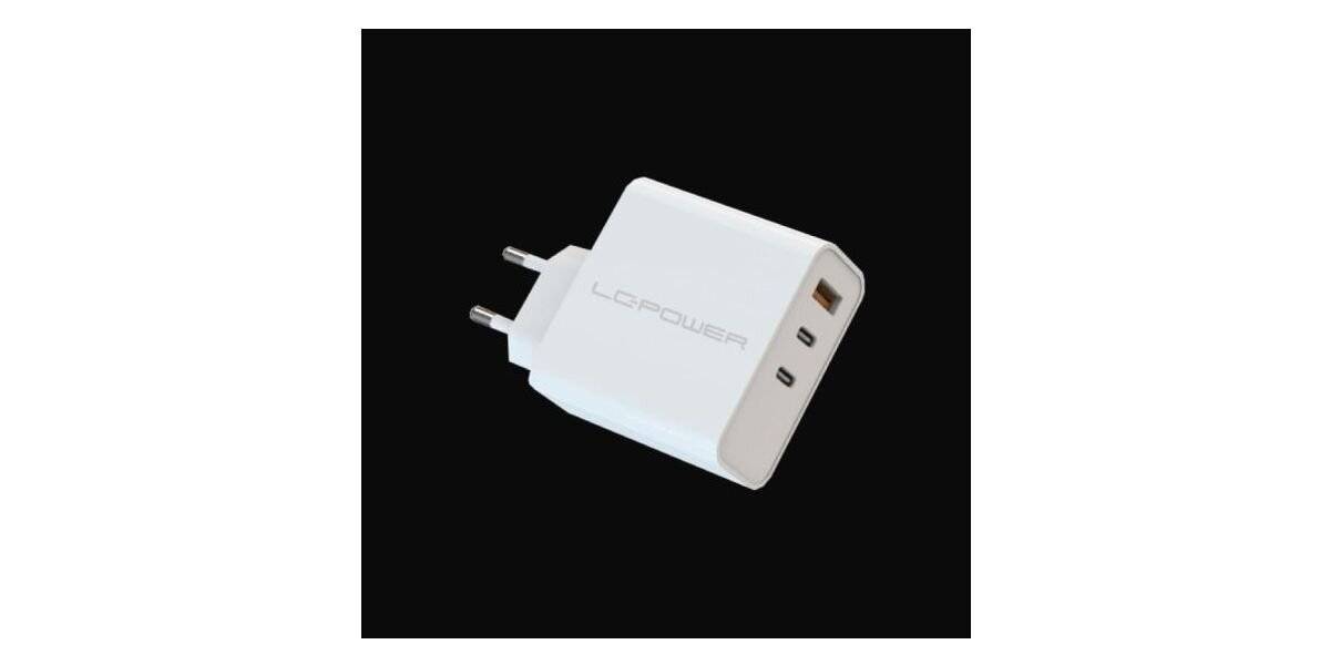 LC-Power USB-Ladegerä t 110-240V fü r USB-C-/USB-A-Gerä te