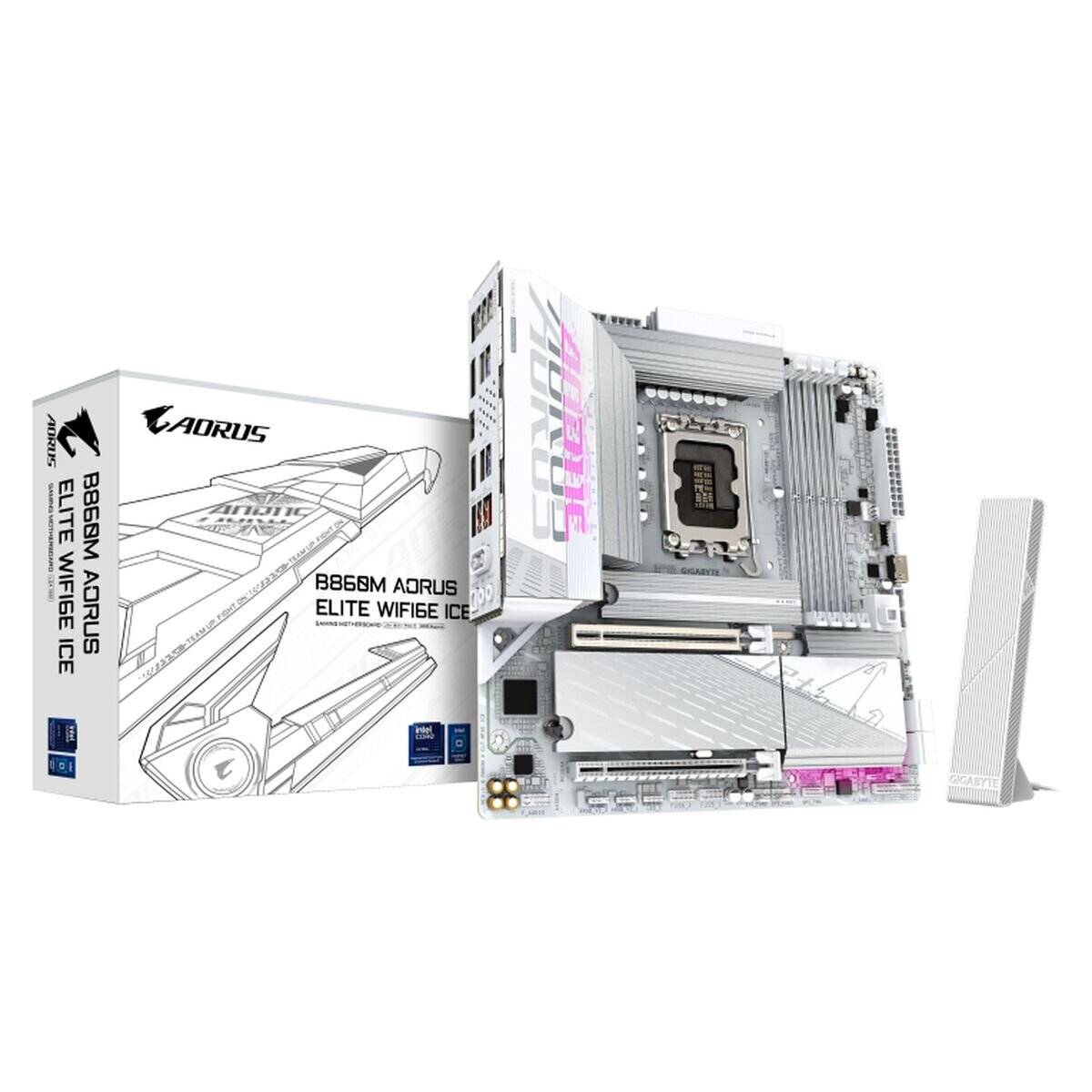 Gigabyte Gigabyte B860M A ELT WF6E ICE (B860,S1851,mATX,DDR5