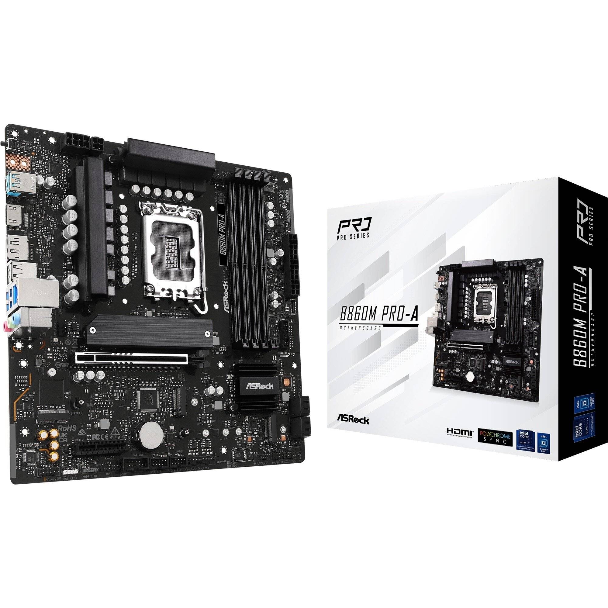 ASRock B860M Pro-A, 1851 mATX HDMI/DP, DDR5