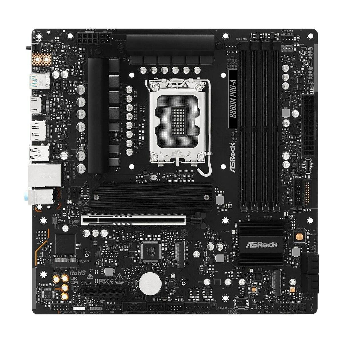 ASRock B860M Pro-A, 1851 mATX HDMI/DP, DDR5