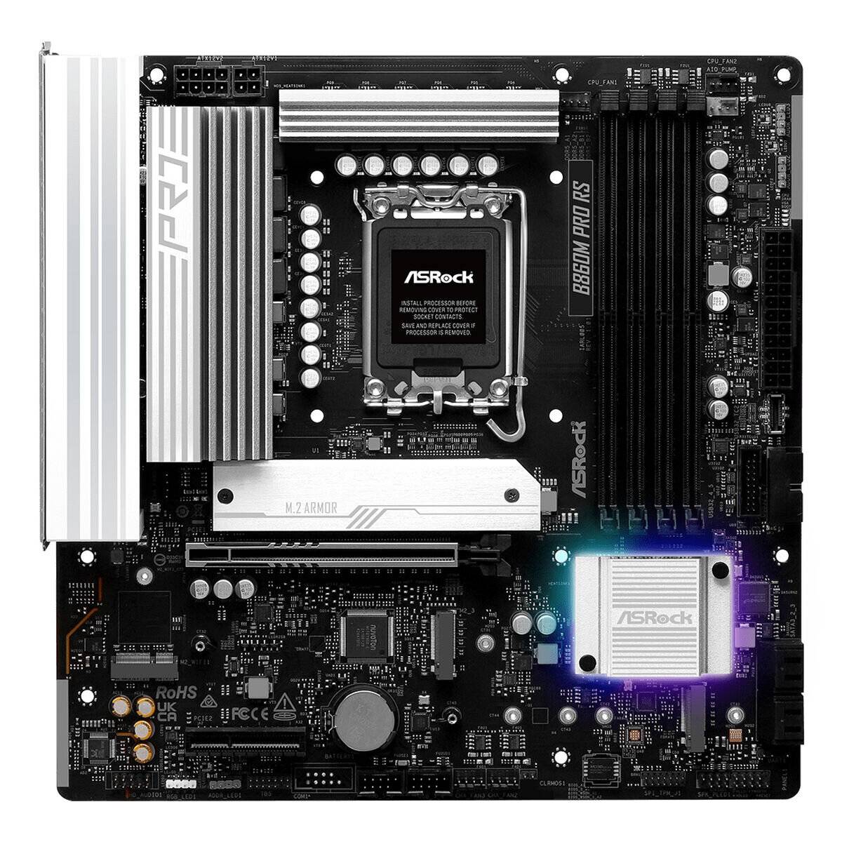 ASRock B860M Pro RS, 1851 mATX HDMI/DP, DDR5