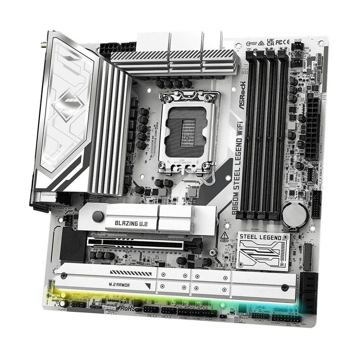 ASRock B860M Steel Legend WiFi 1851 mATX HDMI/DP, DDR5
