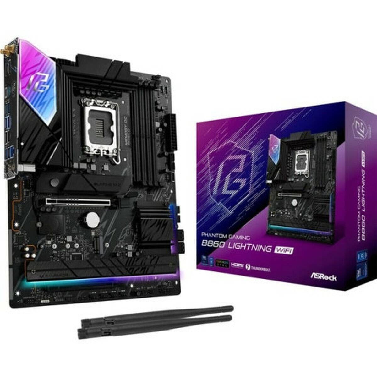 ASRock B860, Lightning WiFi, 1851, ATX HDMI/DP, DDR5