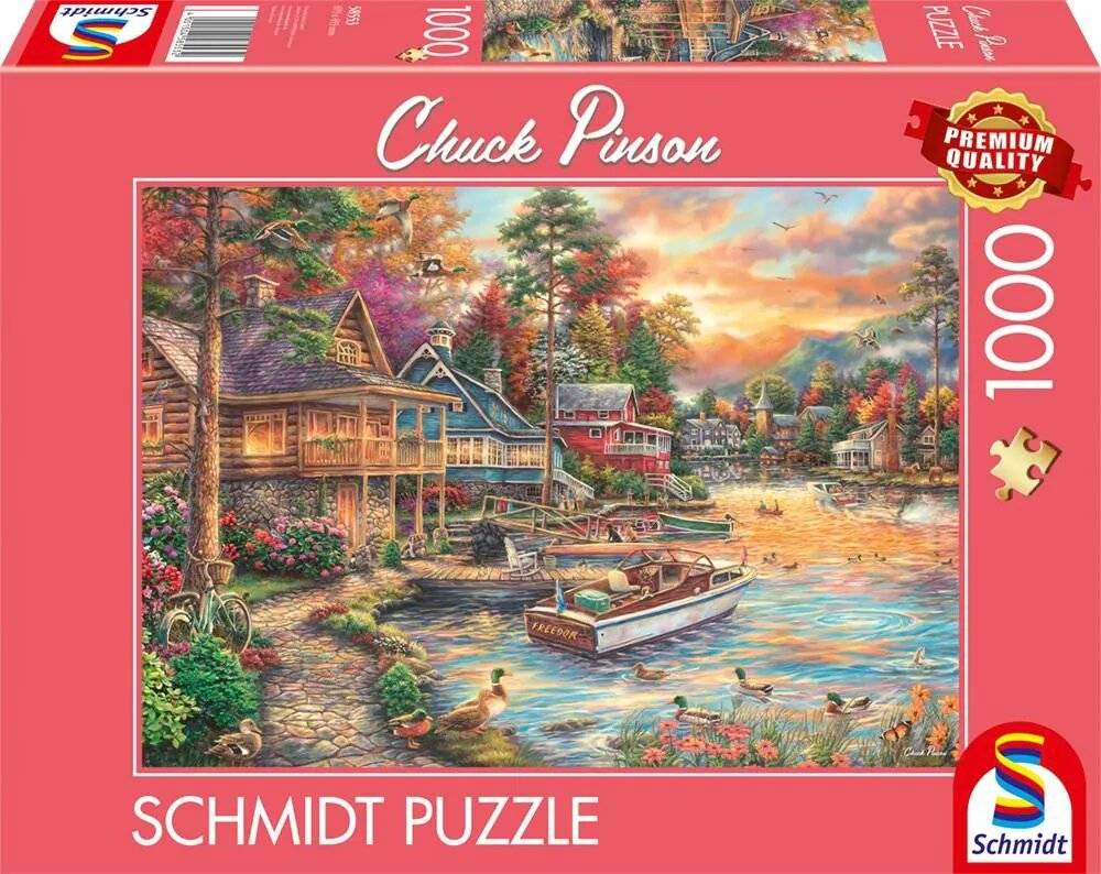 Chuck Pinson: Ufer Im Abendgold (1000 Teile)