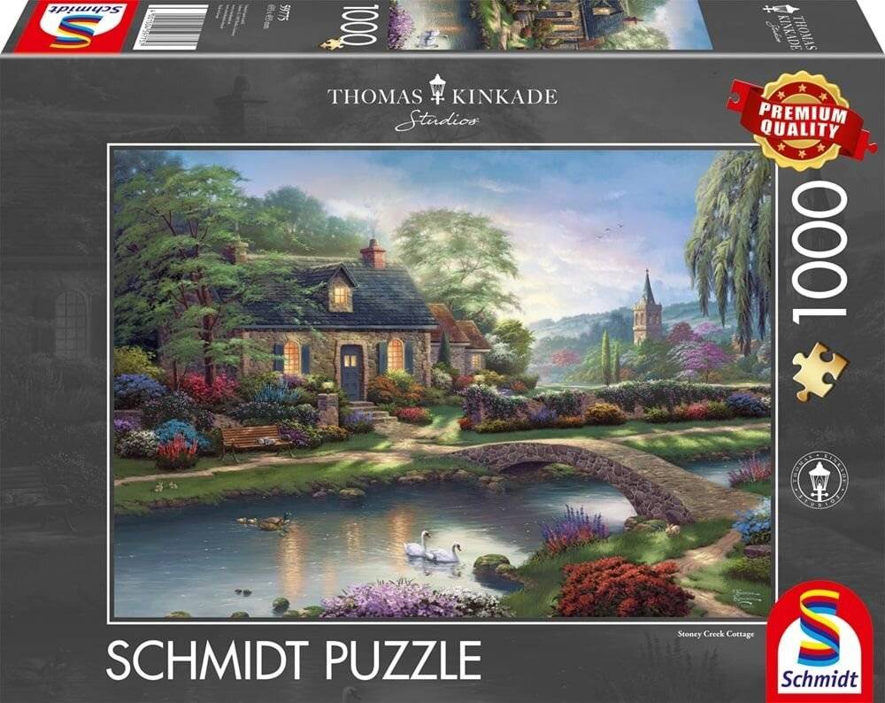 Thomas Kinkade Studios: Stoney Creek Cottage (1000 Teile)