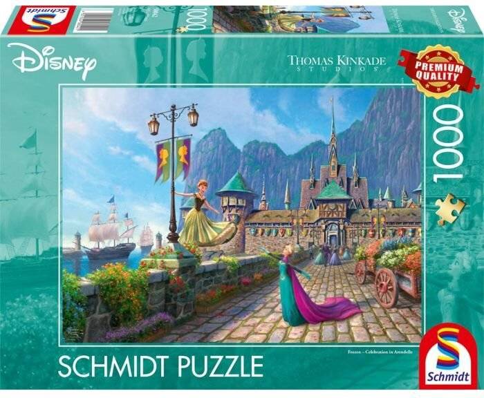 Thomas Kinkade Studios: Disney - Celebration In Arendelle (1000 Teile)