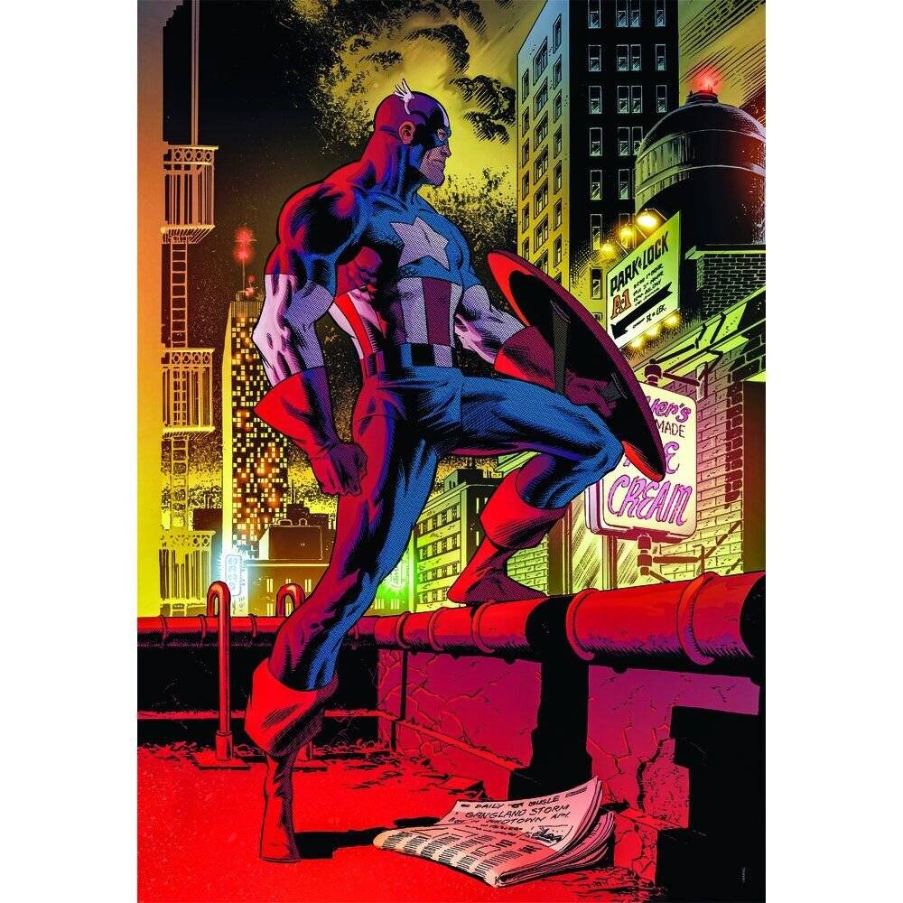 Marvel Captain America Puzzle 1000Stü ck