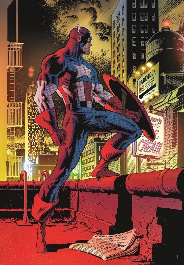 Marvel Captain America Puzzle 1000Stü ck