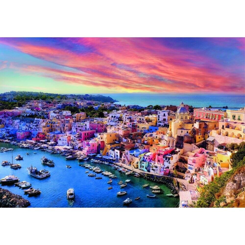 Hochwertige malerische Procida Insel Puzzle 1500pcs