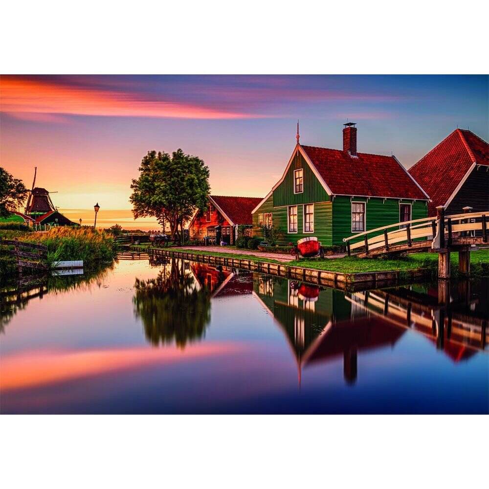 Hochwertiges Zaanse Schans-Puzzle 1500Stü ck