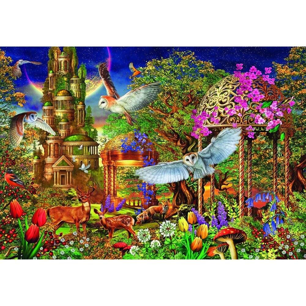 Hochwertige Woodland Fantasy Garden Puzzle 1500pcs