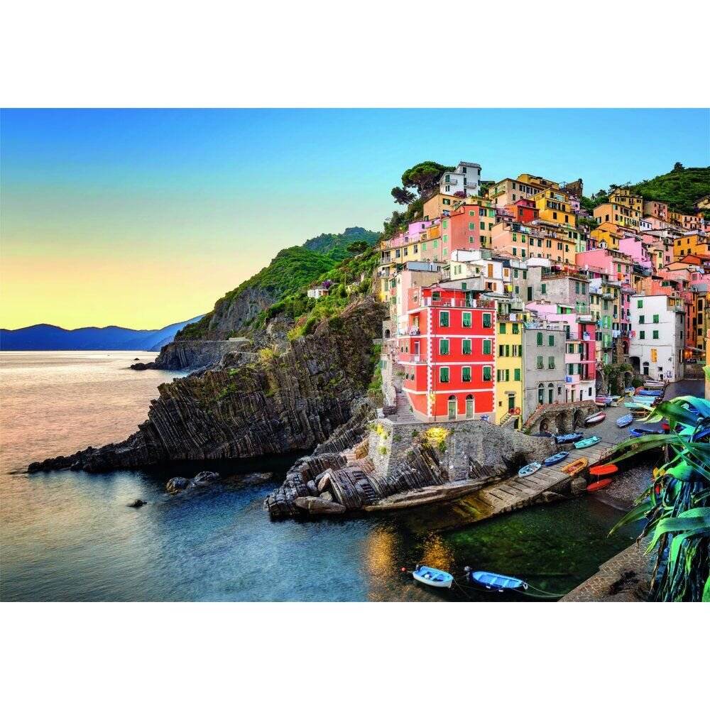 Hochwertiges Riomaggiore-Kü stenpuzzle 500Stü ck