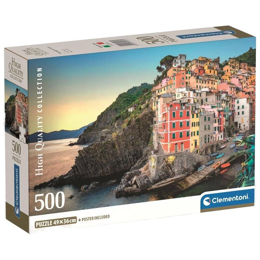 Hochwertiges Riomaggiore-Kü stenpuzzle 500Stü ck