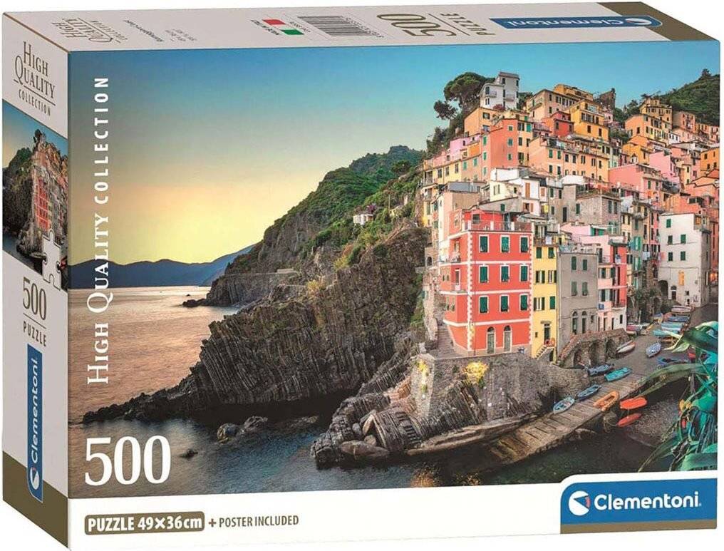Hochwertiges Riomaggiore-Kü stenpuzzle 500Stü ck