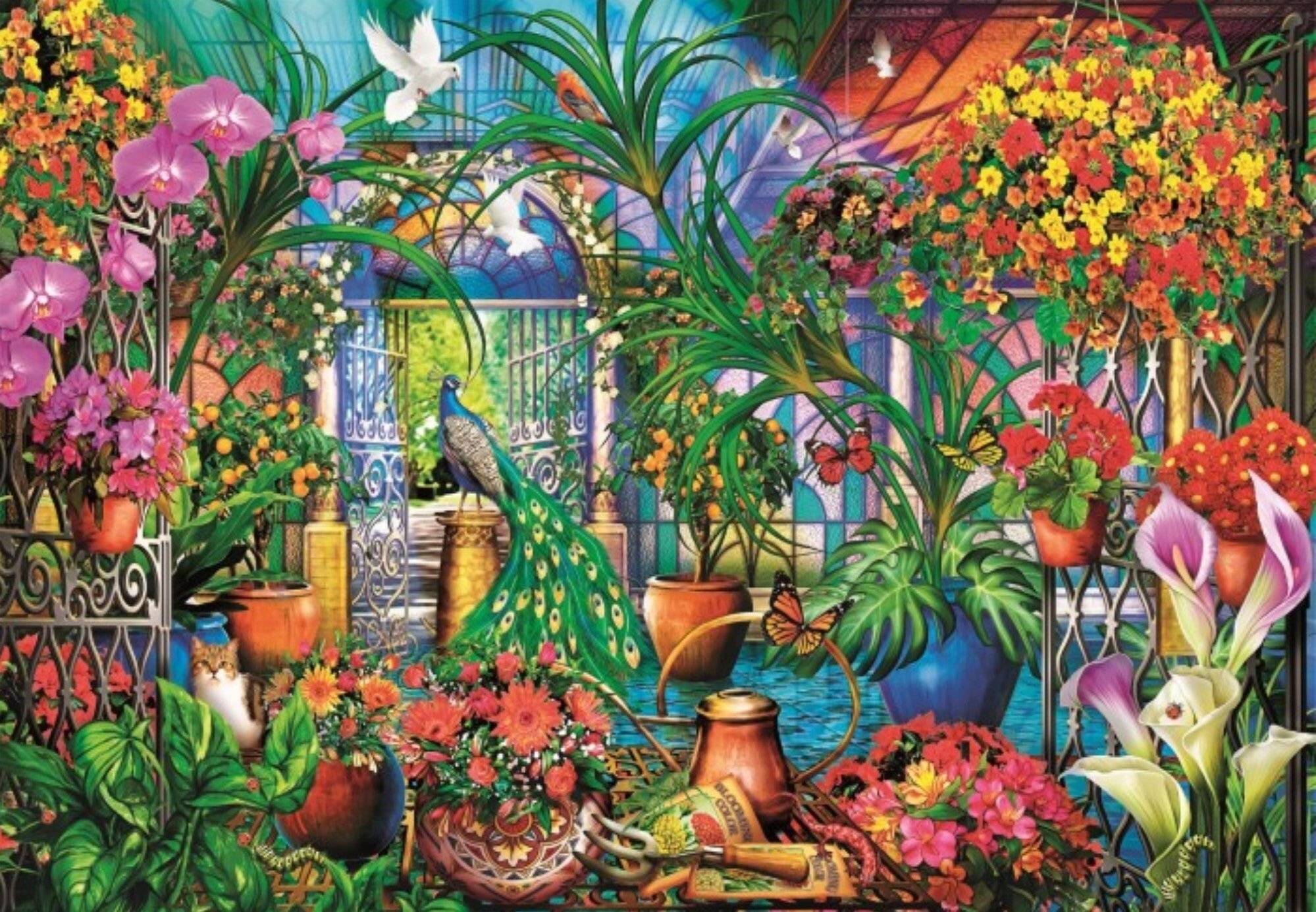 Hohe Qualitä t Das Gewä chshaus Hausmeister Puzzle 500pcs