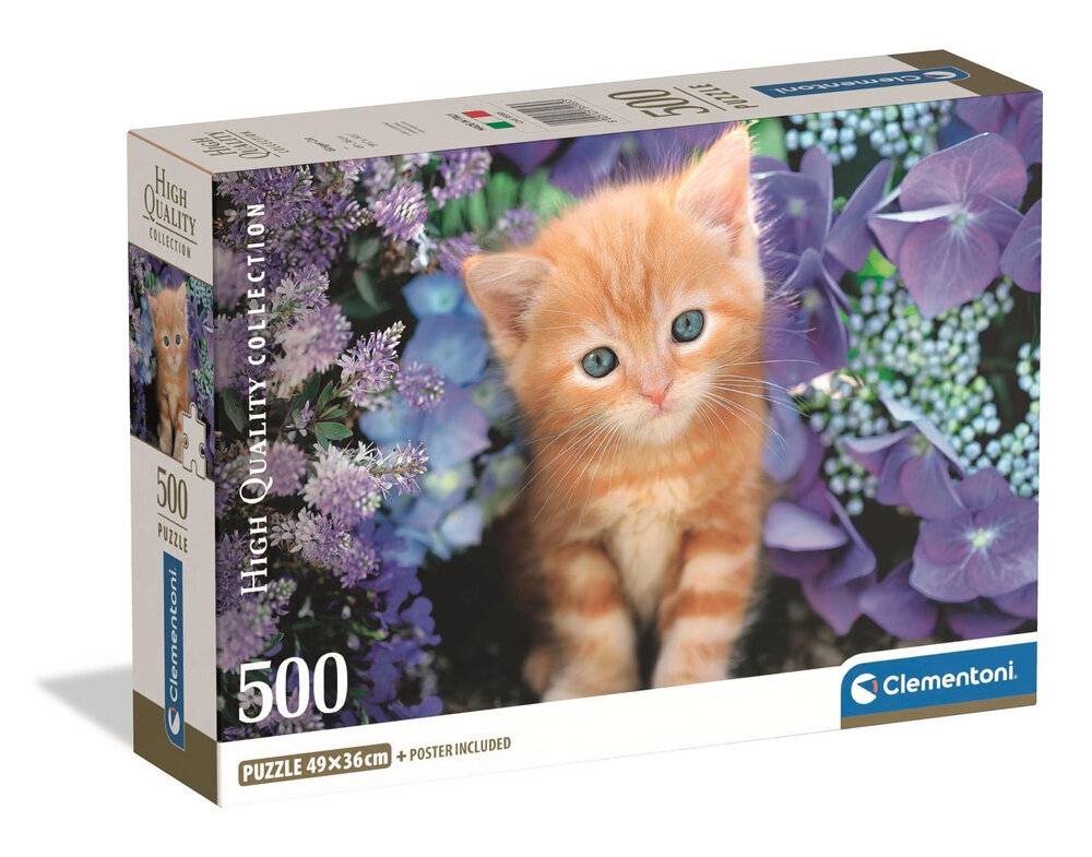 Hochwertiges Ingwer-Katzen-Puzzle 500Stü ck