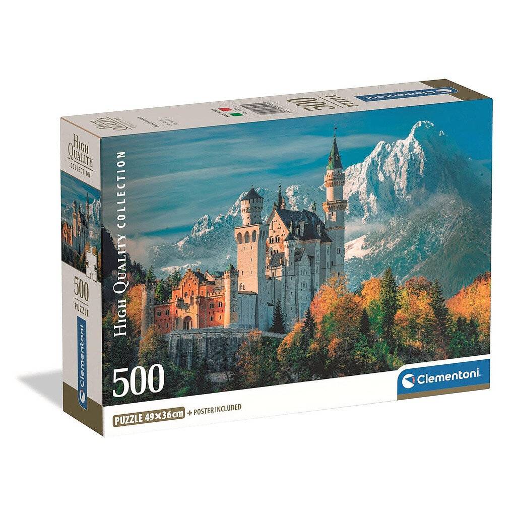 Hochwertiges Schloss Neuschwanstein Puzzle 500Stü ck