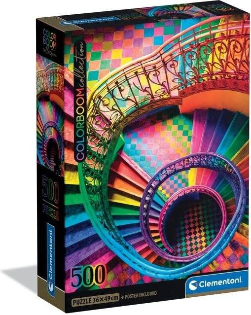 Farbe Boom Stairs Puzzle 500pcs