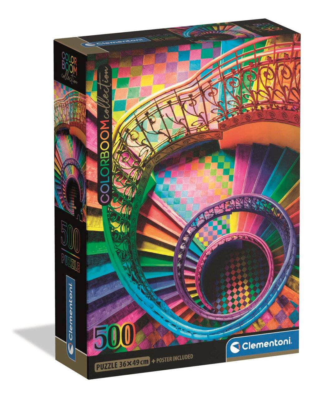 Farbe Boom Stairs Puzzle 500pcs