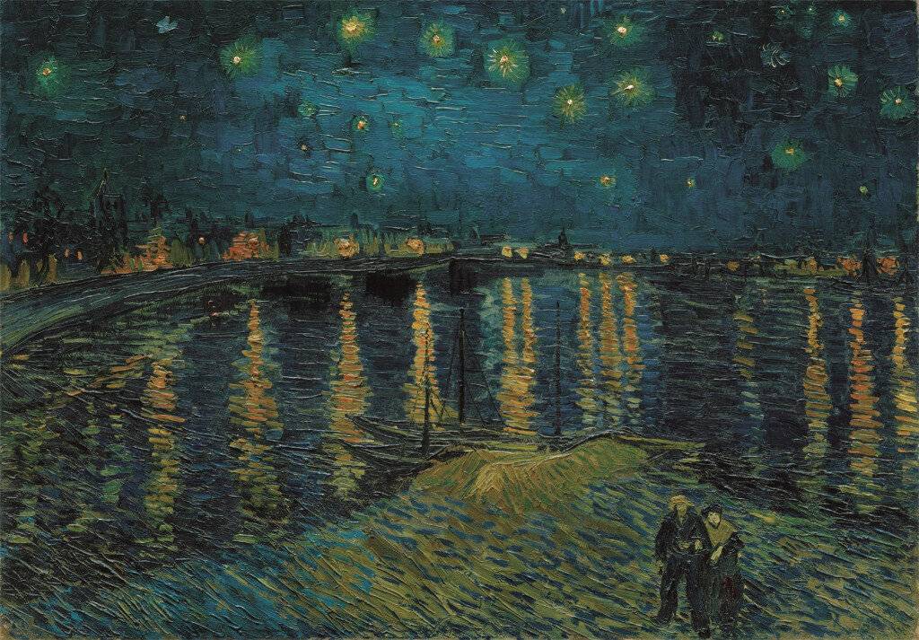 Museum Van Gogh Sternennacht ü ber der Rhone puzzle 1000pcs