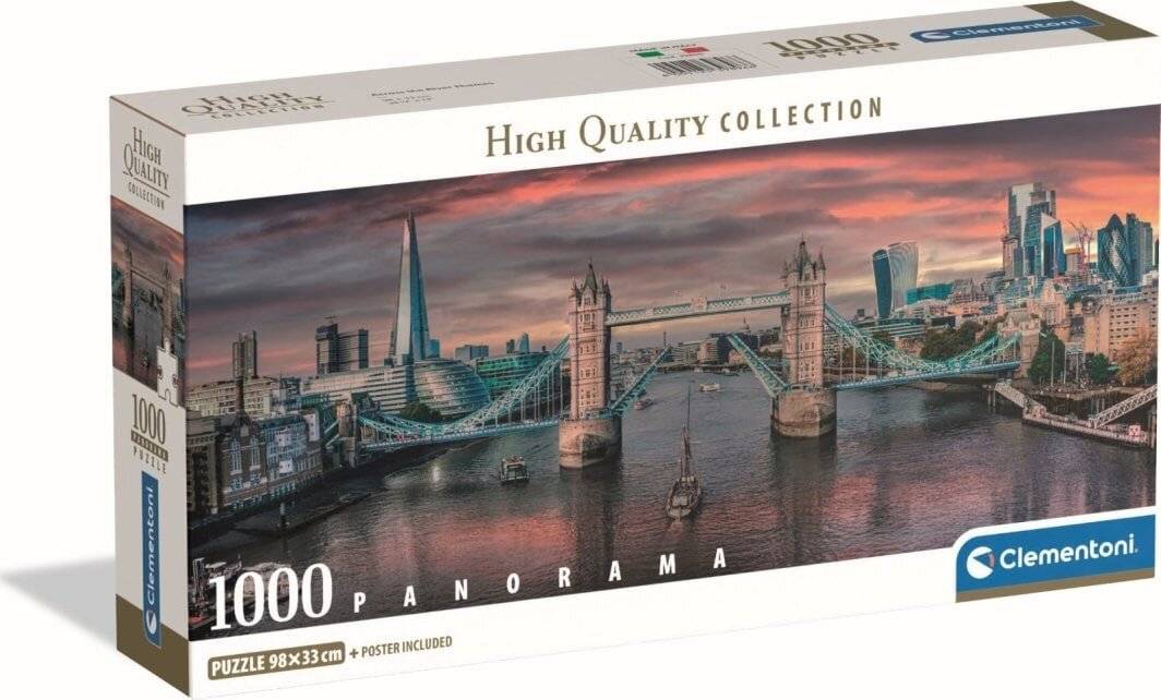 Hochwertiges Panorama-Puzzle ü ber die Themse 1000 Stü ck