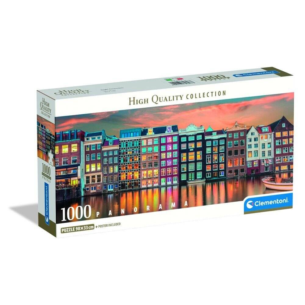 Hochwertiges helles Amsterdam Panorama-Puzzle 1000Stü ck