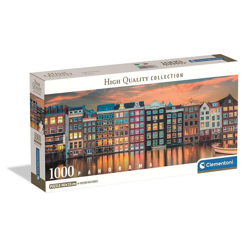Hochwertiges helles Amsterdam Panorama-Puzzle 1000Stü ck