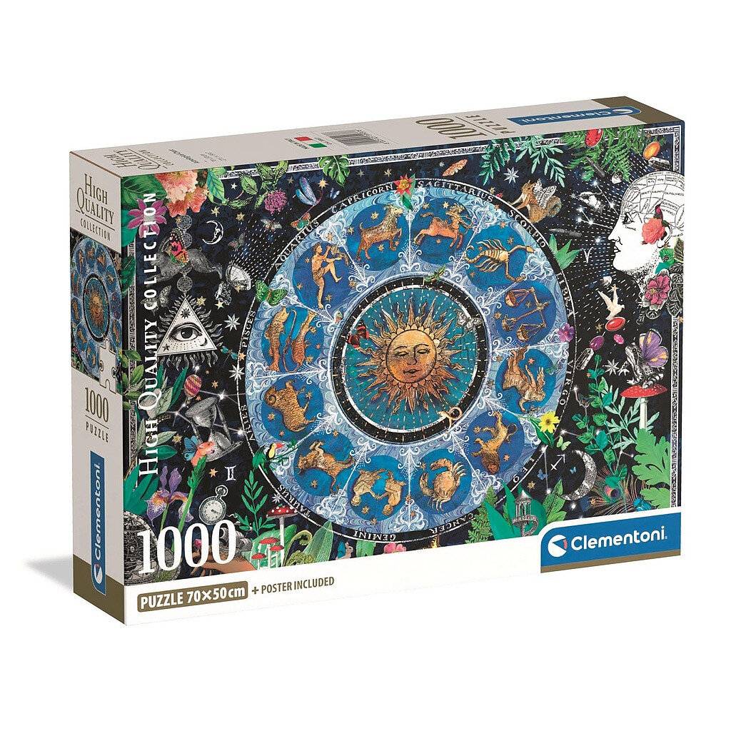 Hochwertiges astrologisches Horoskop-Puzzle 1000Stü ck