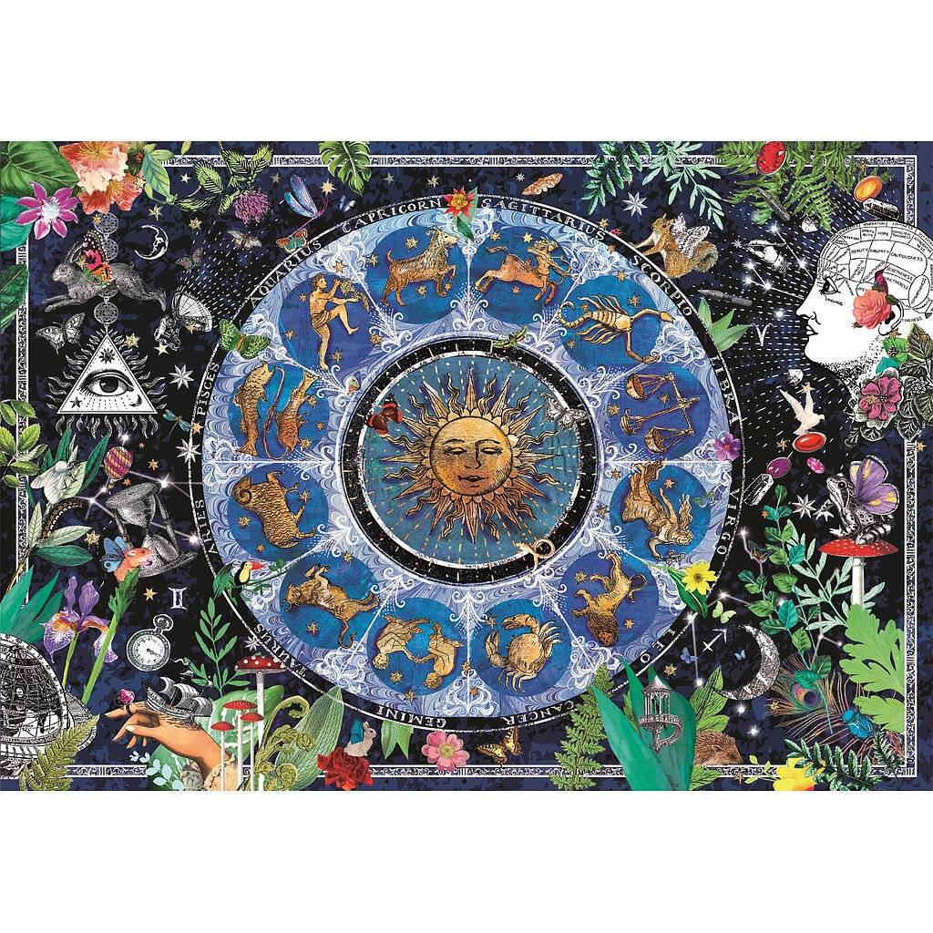 Hochwertiges astrologisches Horoskop-Puzzle 1000Stü ck