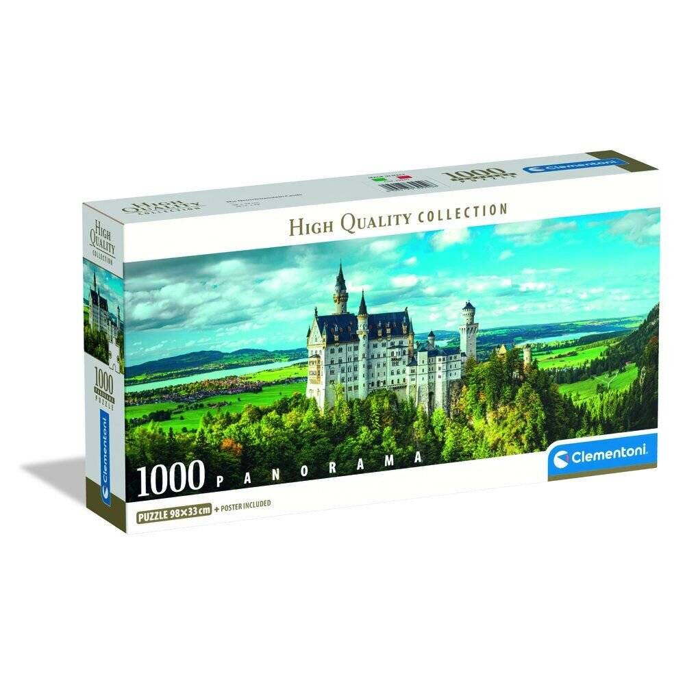 Hochwertiges Neuschwanstein-Panorama-Puzzle 1000Stü ck