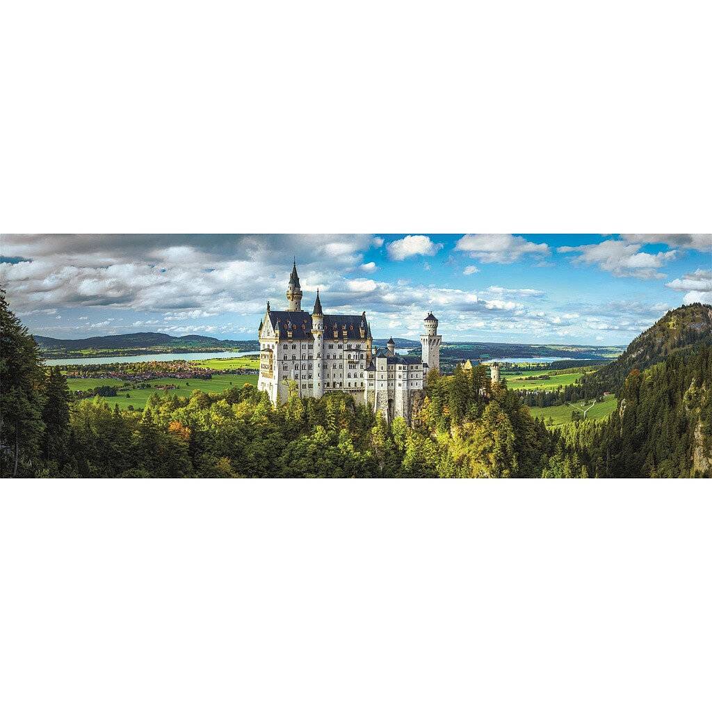 Hochwertiges Neuschwanstein-Panorama-Puzzle 1000Stü ck