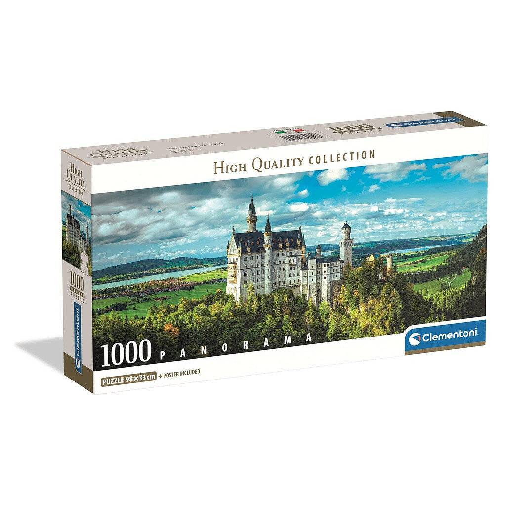 Hochwertiges Neuschwanstein-Panorama-Puzzle 1000Stü ck