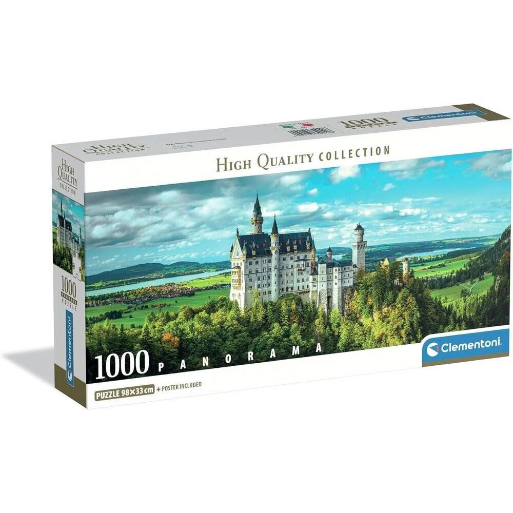 Hochwertiges Neuschwanstein-Panorama-Puzzle 1000Stü ck